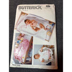 Butterick 4494 Baby Accessories Sewing Pattern Bib Towel Bunting Bear & Bunny un